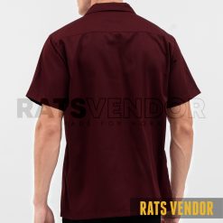 Kemeja-Sporthem-Kerja-Dinas-Outdoor-Lapangan-Lengan-Pendek-Ratsvendor-Warna-Maroon-g
