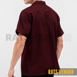 Kemeja-Sporthem-Kerja-Dinas-Outdoor-Lapangan-Lengan-Pendek-Ratsvendor-Warna-Maroon-h