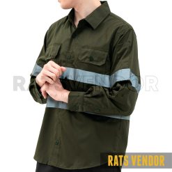 Baju-Safety-Proyek-K3-Kemeja-Tambang-Kerja-Lapangan-Wearpack-Seragam-Outdoor-Ratsvendor-Warna-Hijau-Army-Pakai-Skotlight-d