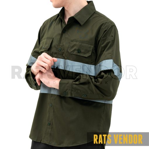 Baju-Safety-Proyek-K3-Kemeja-Tambang-Kerja-Lapangan-Wearpack-Seragam-Outdoor-Ratsvendor-Warna-Hijau-Army-Pakai-Skotlight-d